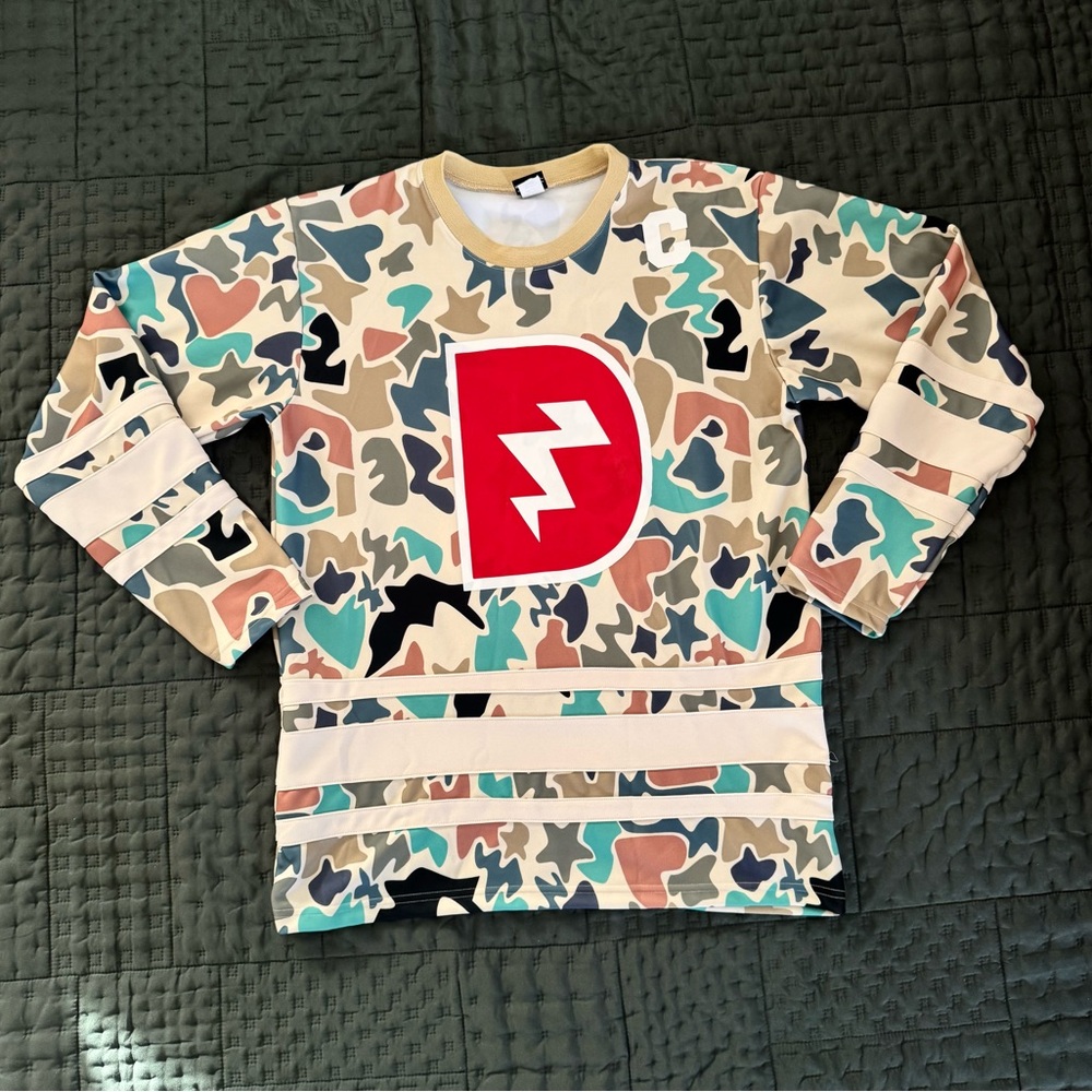 Dead Fresh Crew RYOD 86 Hockey Jersey Shirt Size L Made in USA